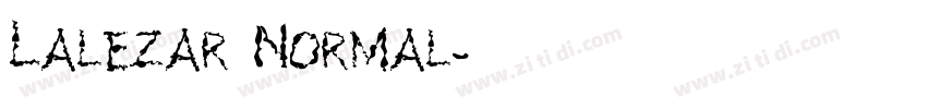 Lalezar Normal字体转换